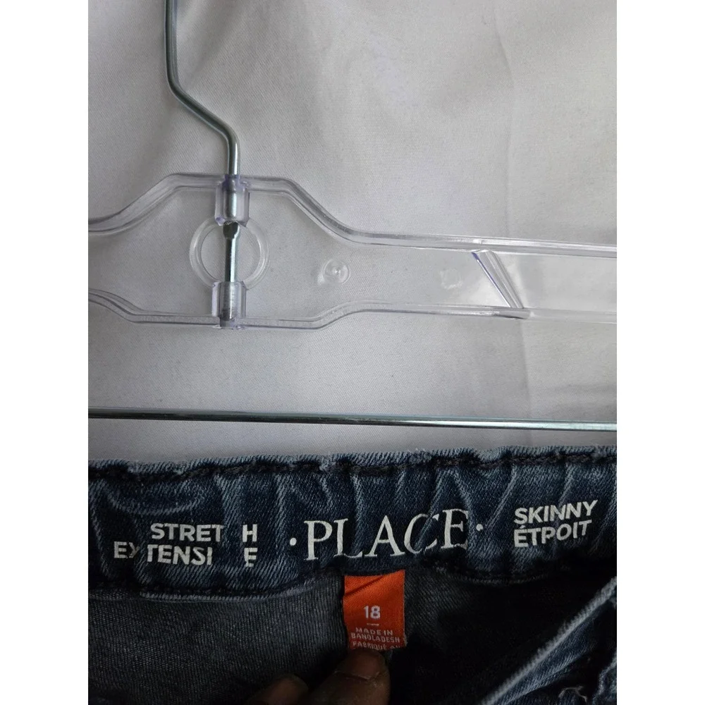 The Children's Place Skinny Jeans Boys Blue Dark Wash Skinny Mid Skinny